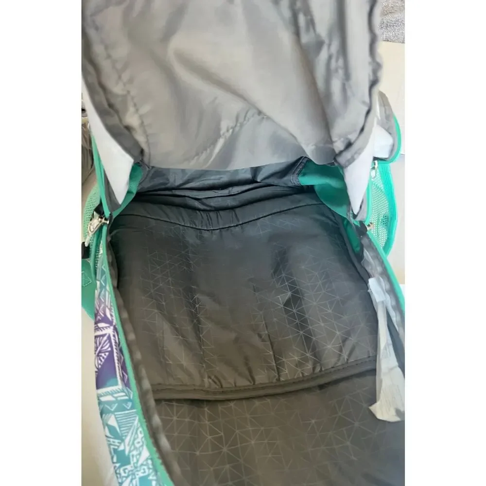 High Sierra Backpack in Aqua Blue Green Purple Hiking School Travel Laptop Gym‎